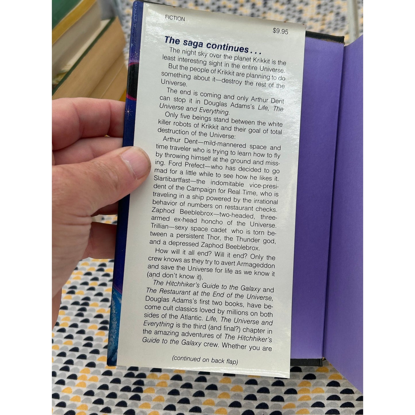 Life, the Universe and Everything - Douglas Adams - Harmony Books - First Editio