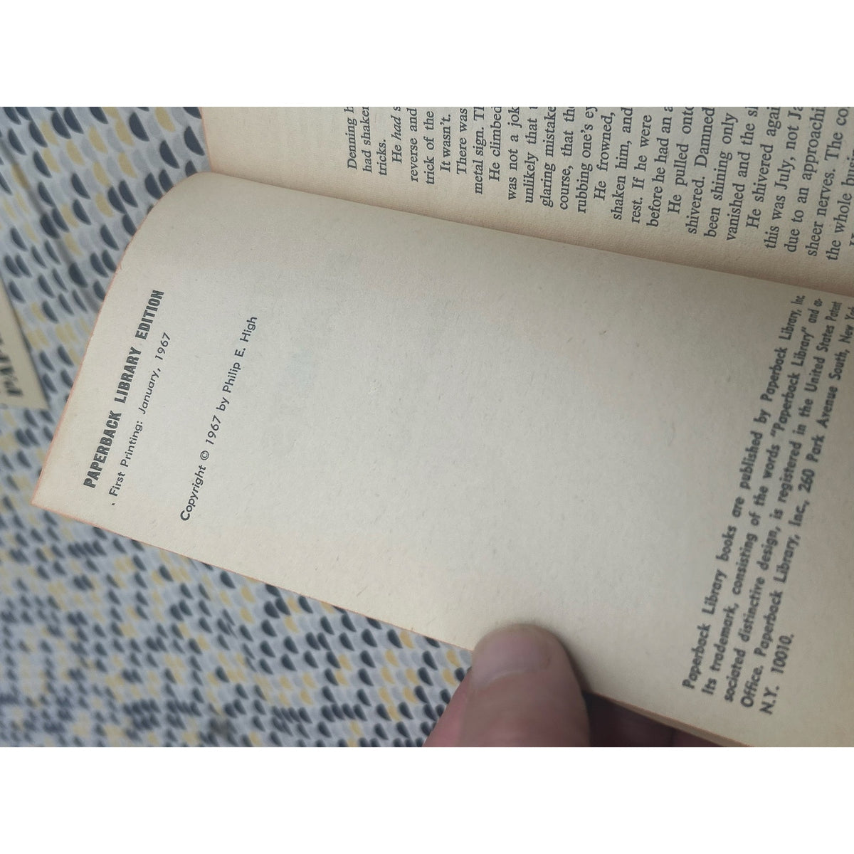 Twin Planets - Philip E. High - Paperback Library 53-392 - Vintage Paperbacks