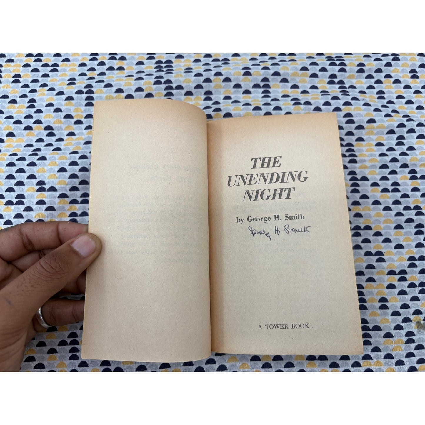 The Unending Night - George H. Smith - Tower - Paperback