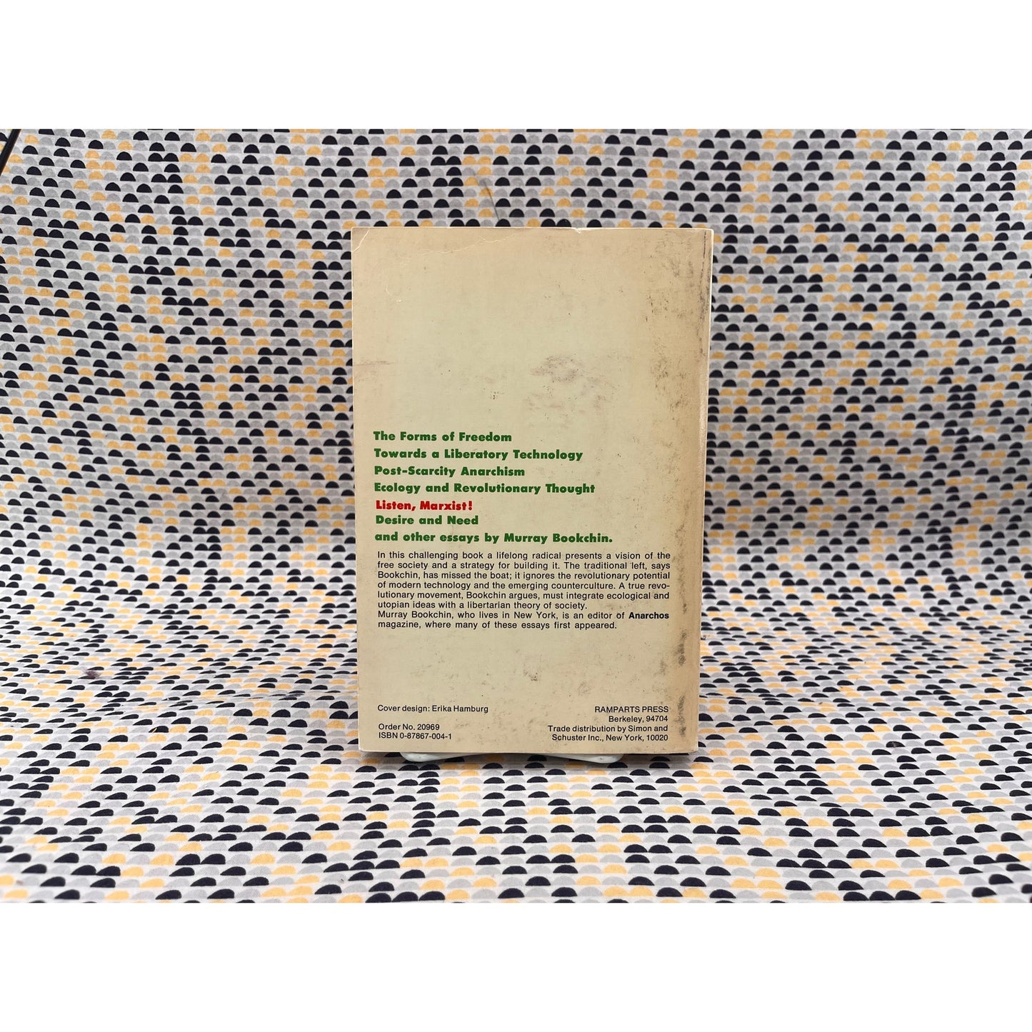 Post-Scarcity Anarchism - Murray Bookchin - Ramparts Press