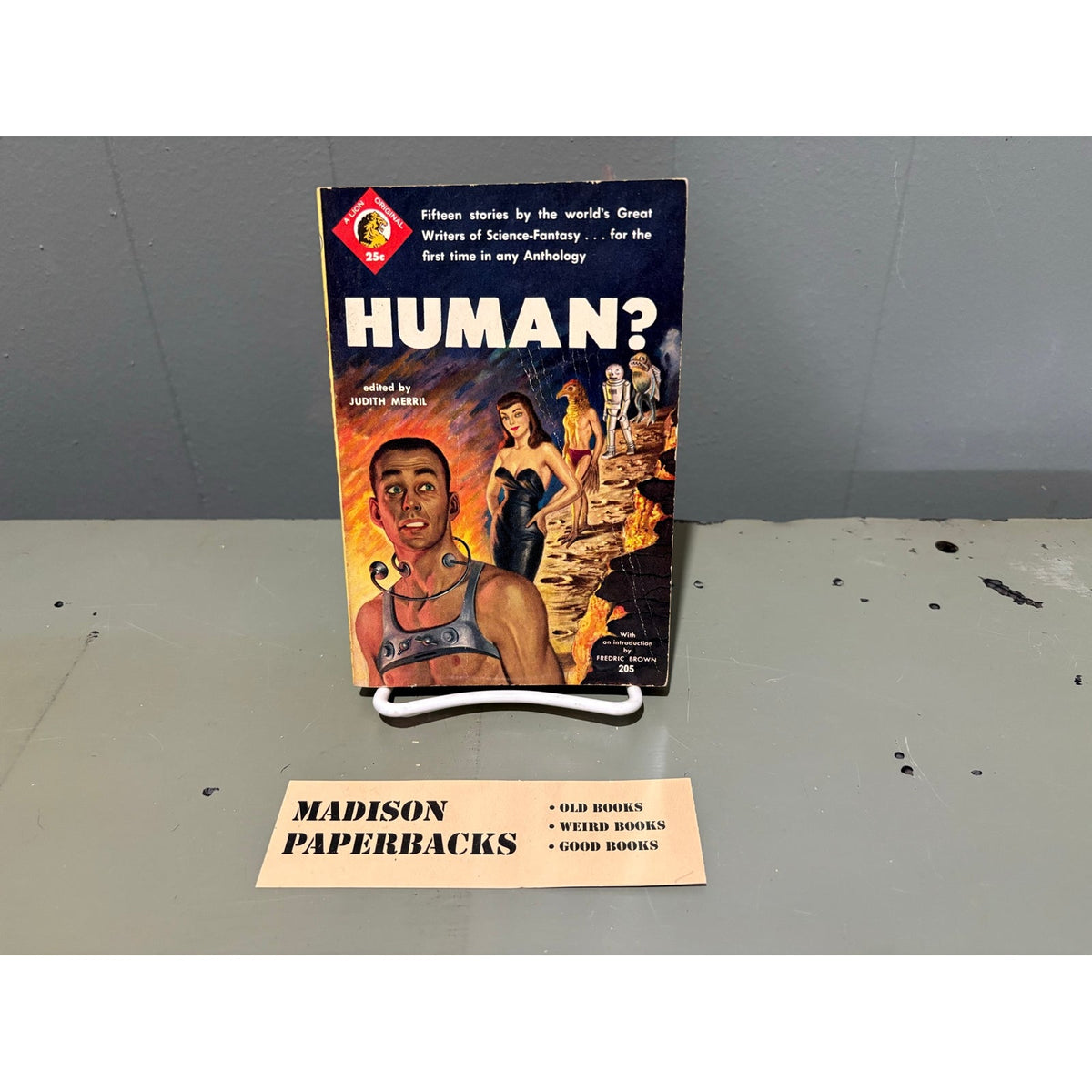 Human? - ed. Judith Merrill - Lion 205 - Vintage Paperbacks
