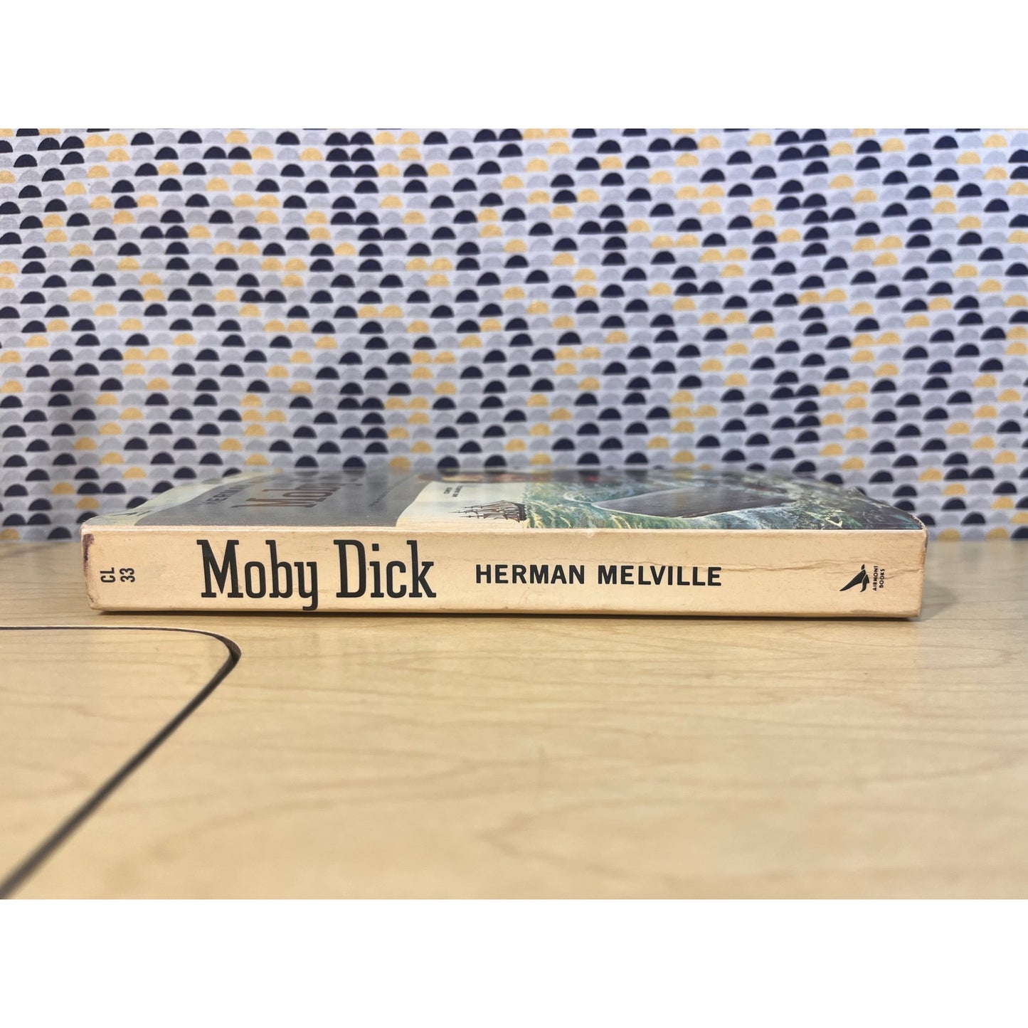 Moby Dick - Herman Melville - Vintage Paperback Book - 75 cent Airmont Edition