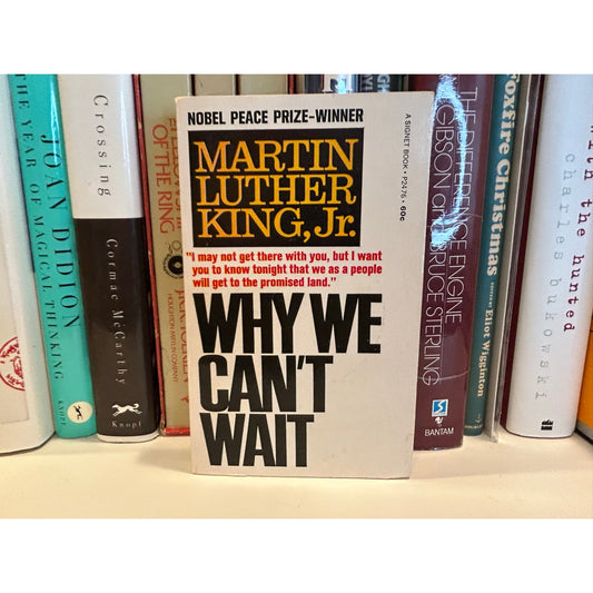 Why We Can't Wait - Martin Luther King Jr - MLK - Vintage Paperback Book - 60 cent Signet Books Edition