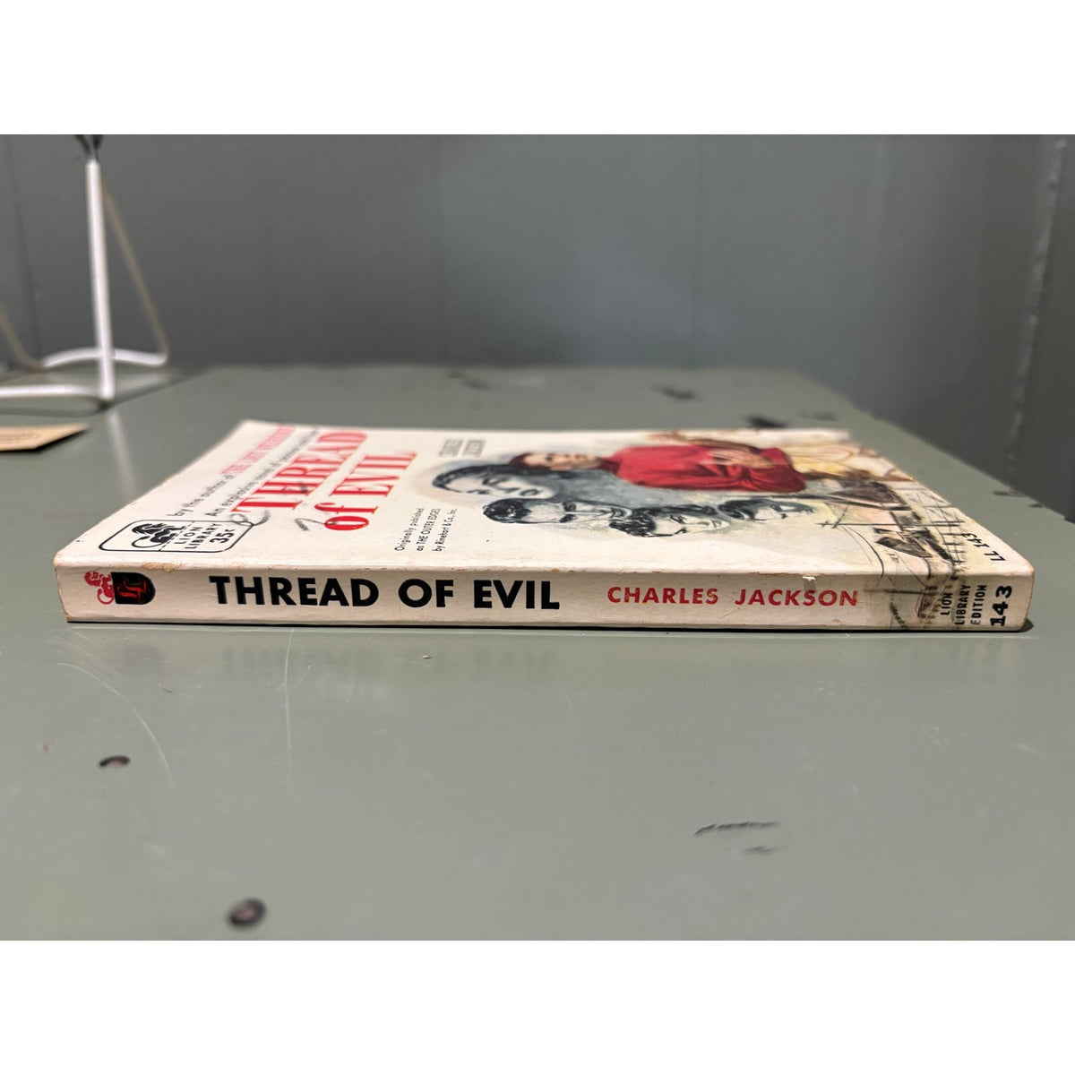 Thread of Evil - Charles Jackson - Lion 143 - Vintage Paperbacks