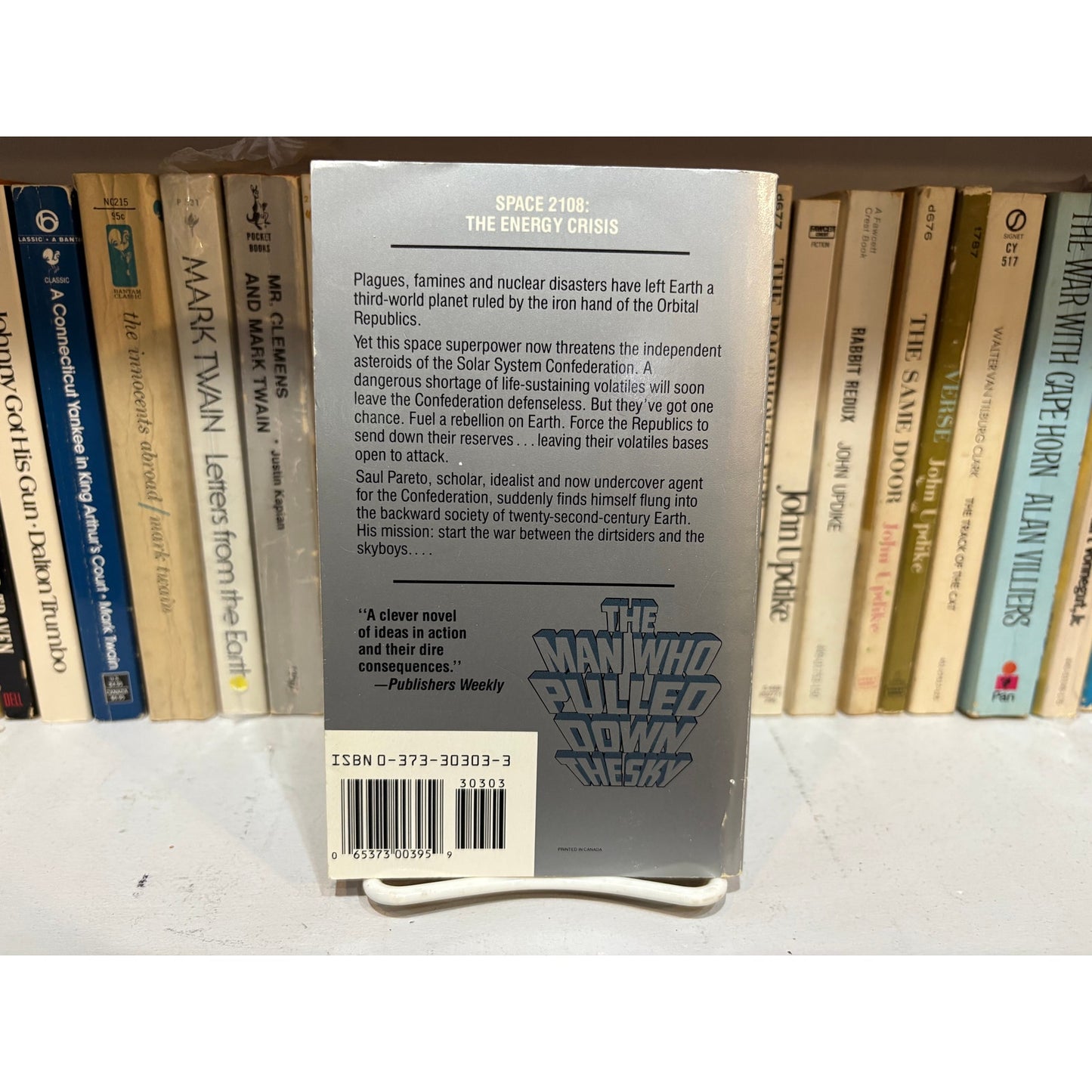 The Man Who Pulled Down The Sky - John Barnes - Worldwide Library - Paperback