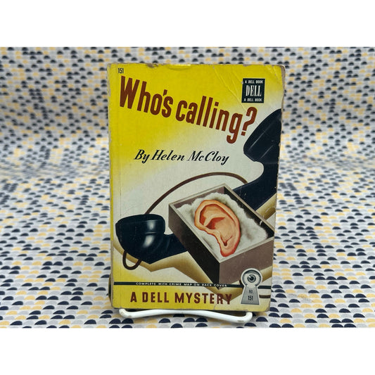 Who's Calling? Helen McCloy - Dell Mystery 151 - Mapback - Vintage Paperbacks