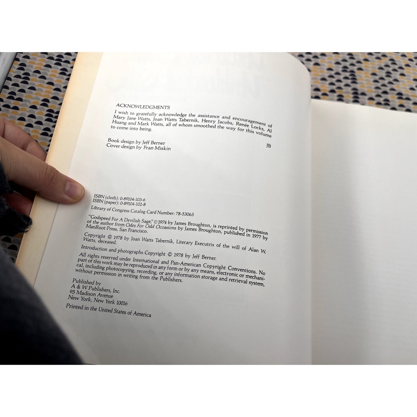 Uncarved Block, Unbleached Silk: The Mystery of Life - Alan Watts - A&W Visual Arts - Paperback