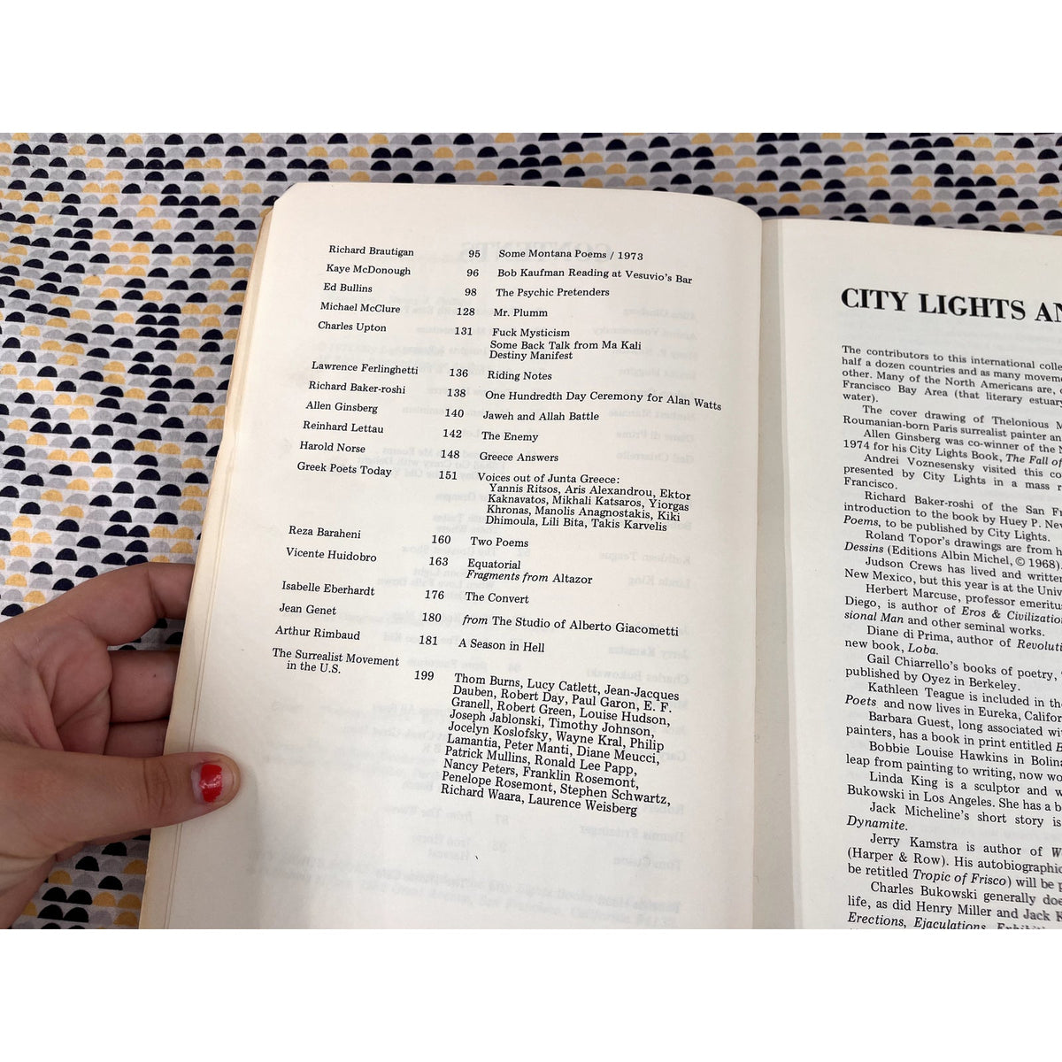City Lights Anthology - Ed. Lawrence Ferlinghetti - City Light Books - Paperback