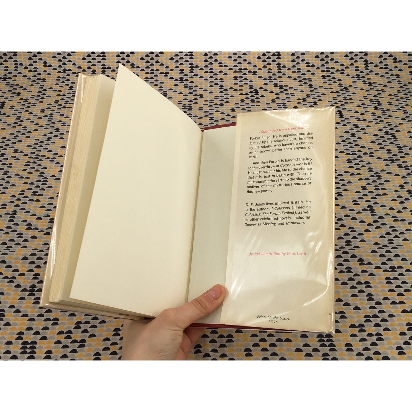 The Fall of Colossus - D. F. Jones - Putnam - Hardcover - Club Edition