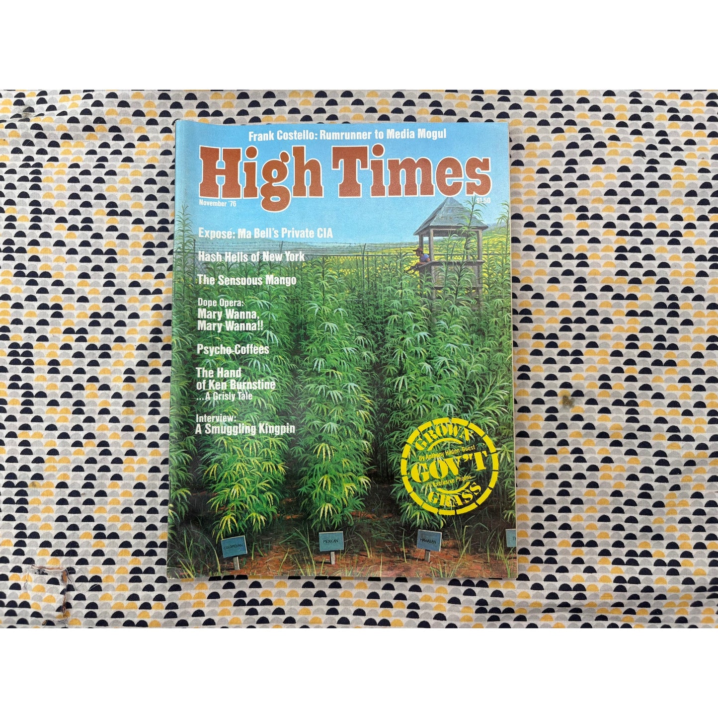 High Times Magazine - Vintage Drug Culture - November 1976