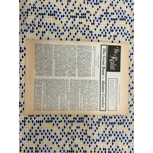 The Realist Magazine - Counterculture Newspaper - September 1971 - No. 91B