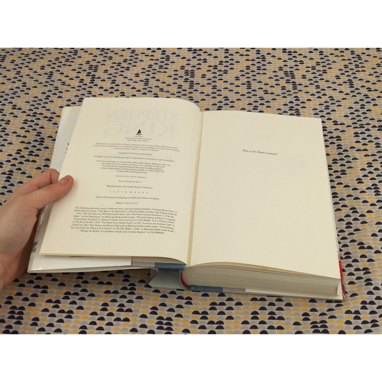 Everything's Eventual - Stephen King - Scribner - Hardcover - 1st Edition, 1st Printing