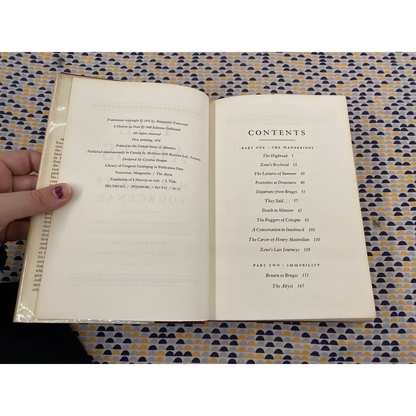 The Abyss - Marguerite Yourcenar - Farrar Straus Giroux - Hardcover - 1st Edition