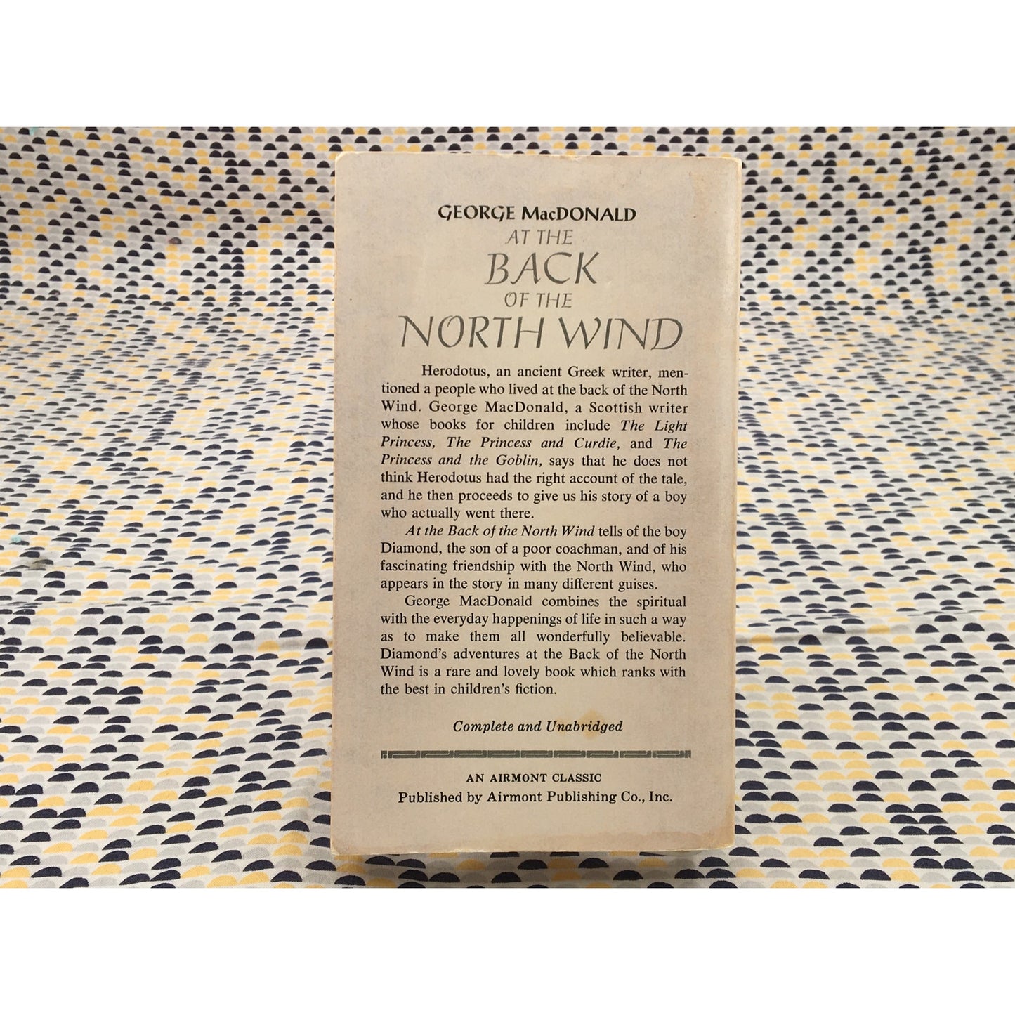 At The Back of the North Wind - George MacDonald - Airmont Classic - Illustrated Paperback