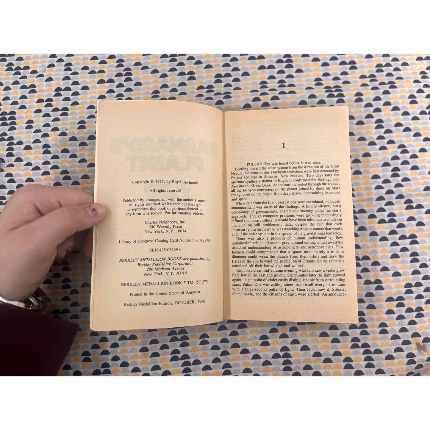 Barnard's Planet - John Boyd - Barkley Books - Paperback