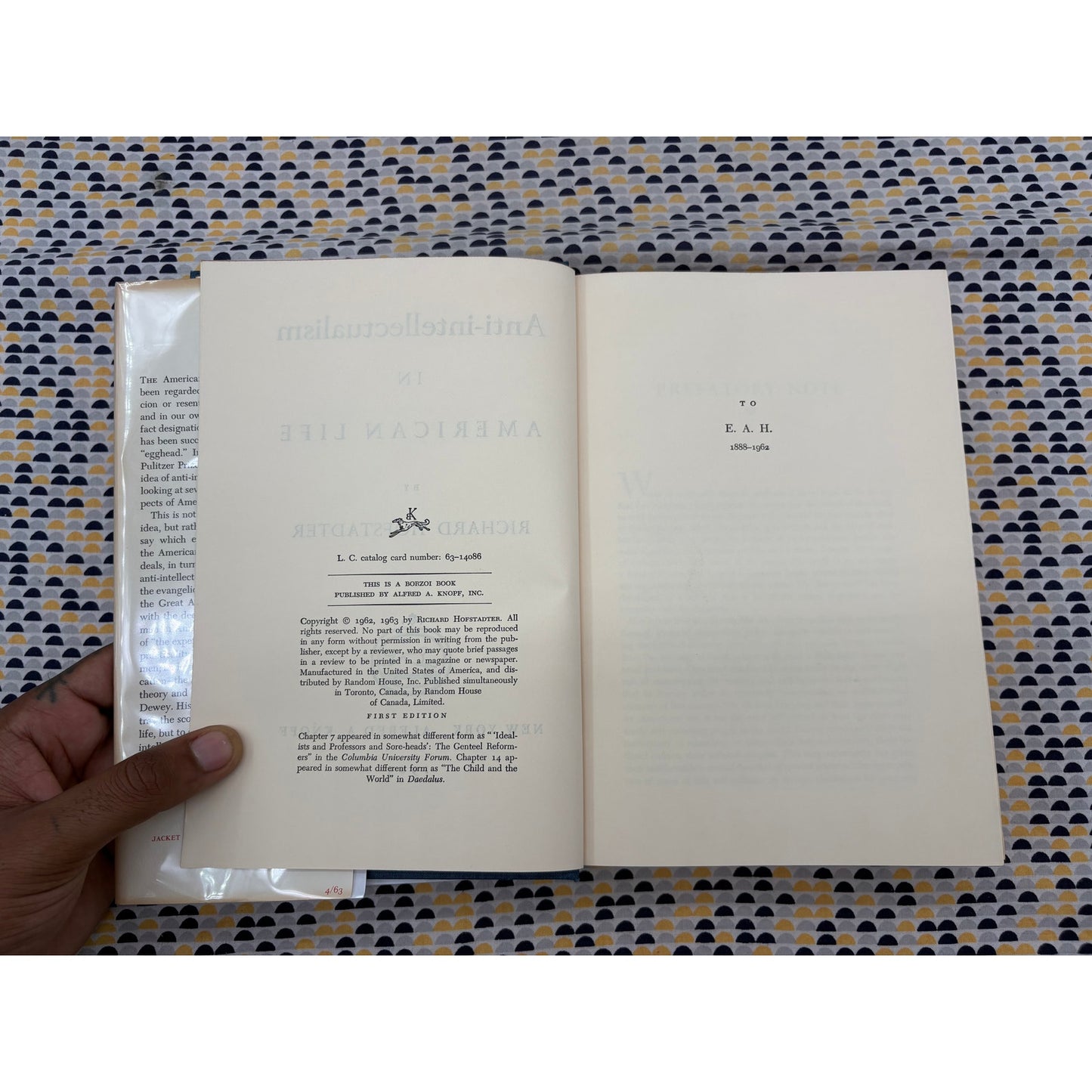 Anti Intellectualism In American Life - Richard Hofstadter - Knopf - Hardcover - 1st Edition