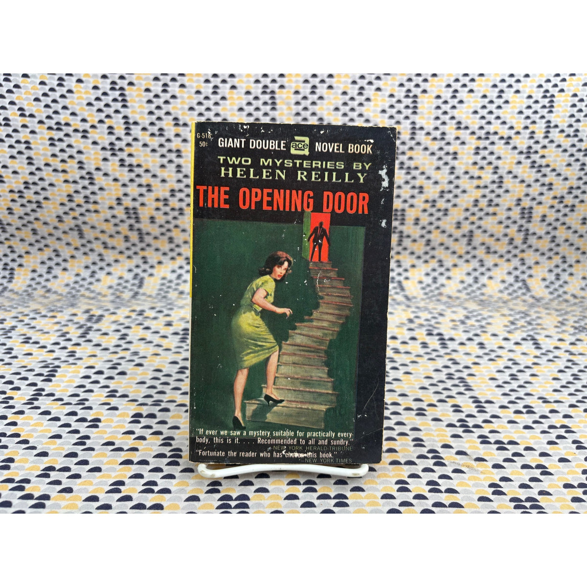 Two Mysteries - Follow Me - The Opening Door - Helen Reilly - Giant Double Novel - Ace - Paperback