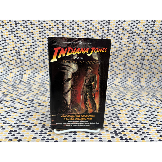 Temple of Doom - Indiana Jones - Movie Novelization - James Kahn - Vintage Paperback - Tie-In