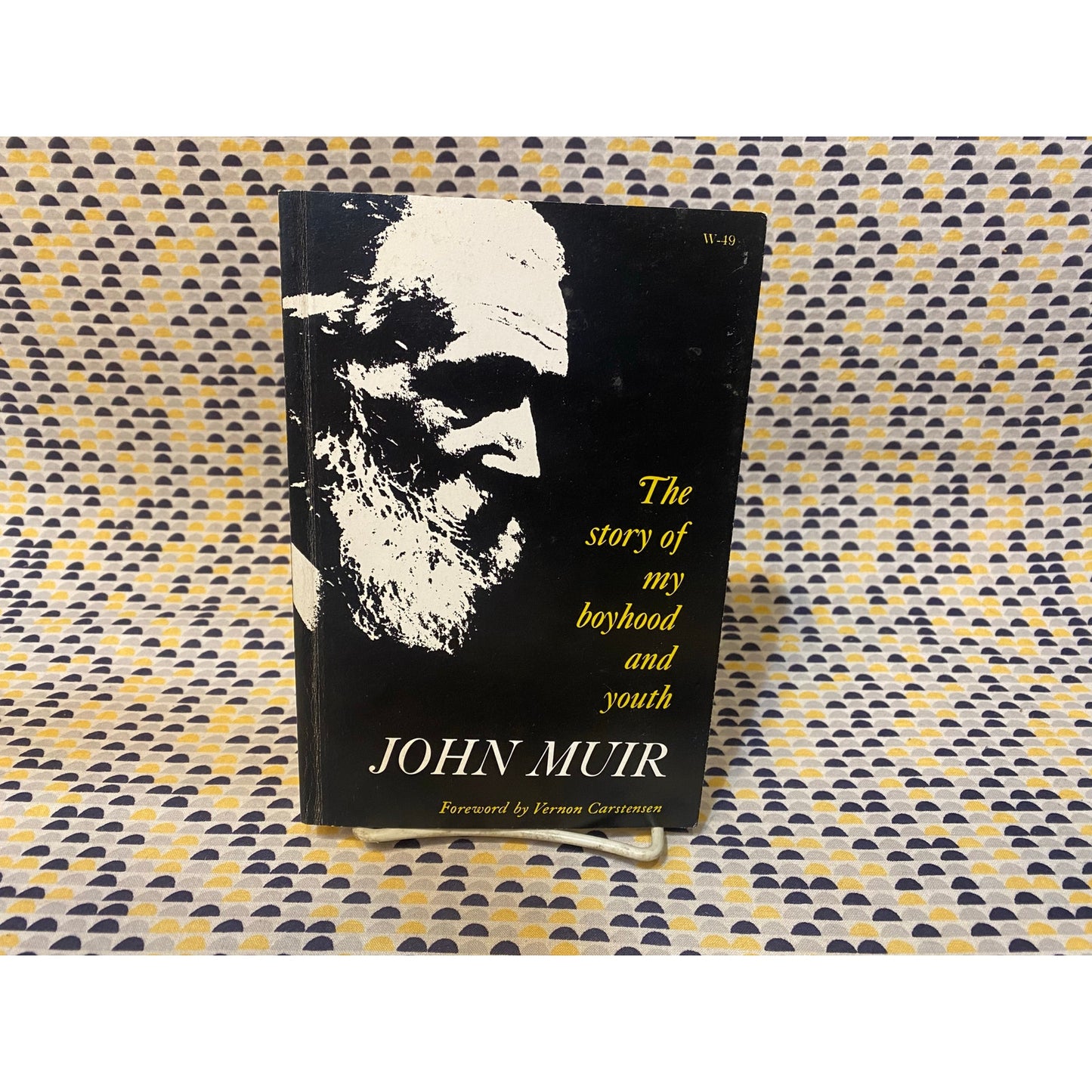 John Muir - The Story of My Boyhood and Youth - Vintage Paperback Book - Houghton Mifflin Edition