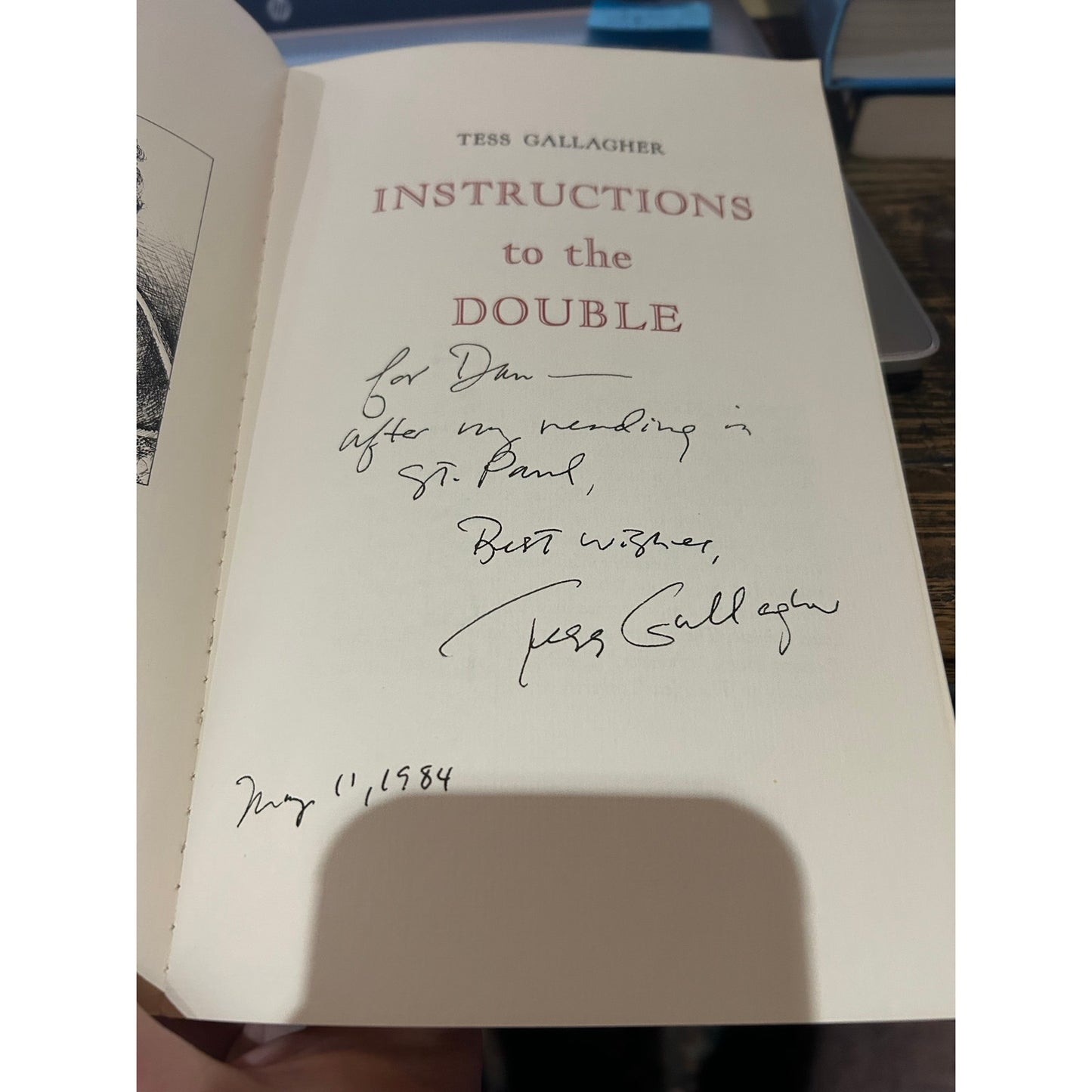Instructions To The Double - Tess Gallagher - Graywolf Press - Paperback