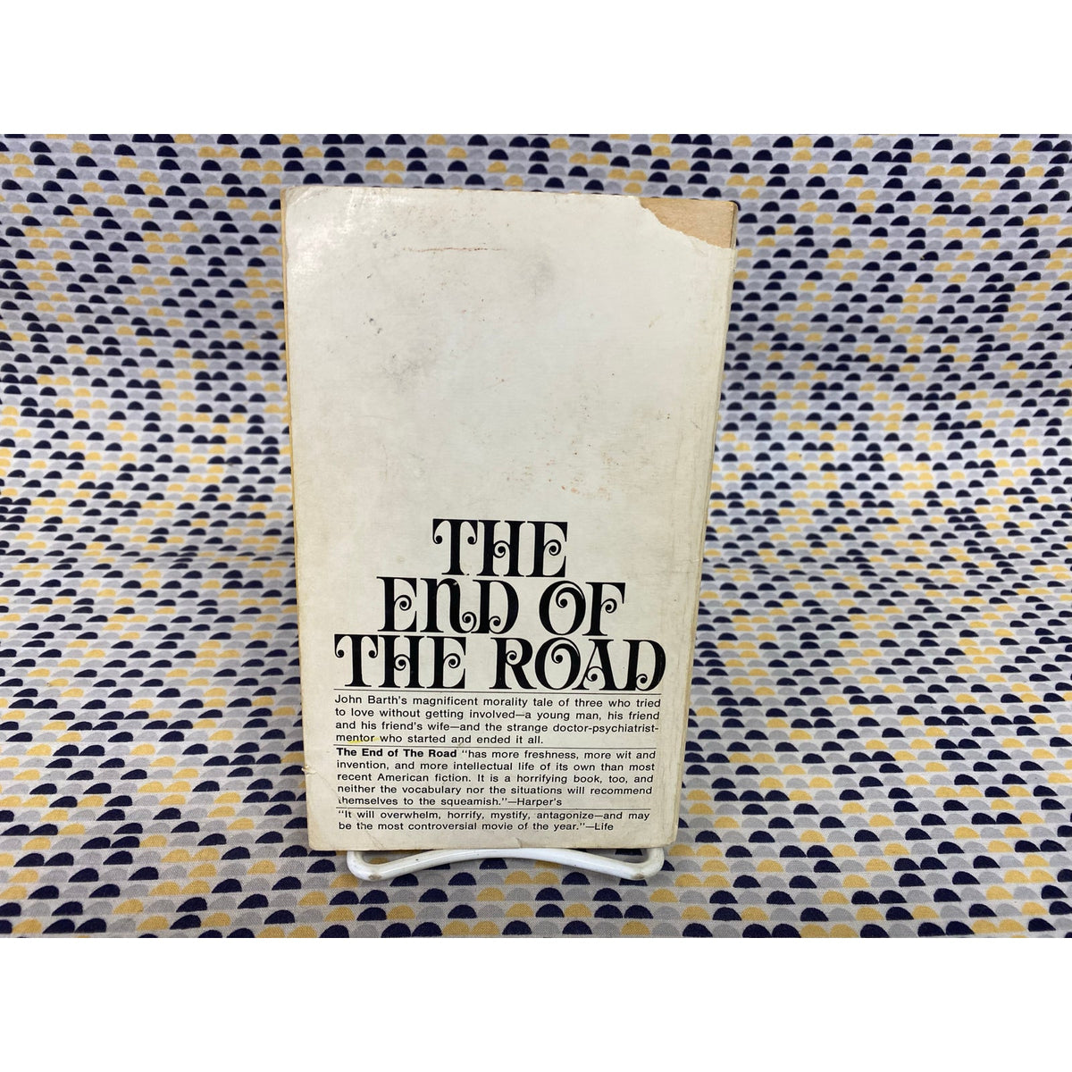 The End of the Road - John Barth - Movie Tie-In - Vintage Paperback Book - Bantam Edition