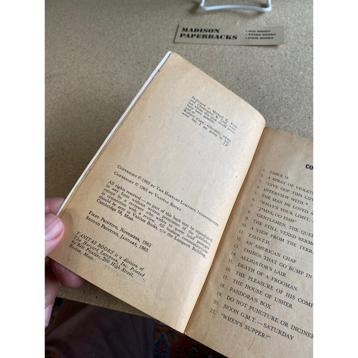 Alligator - Ian Fleming (Christopher Cerf and Michael J. Frith) - Harvard Lampoon - Vanitas Books - Paperback- Paperback