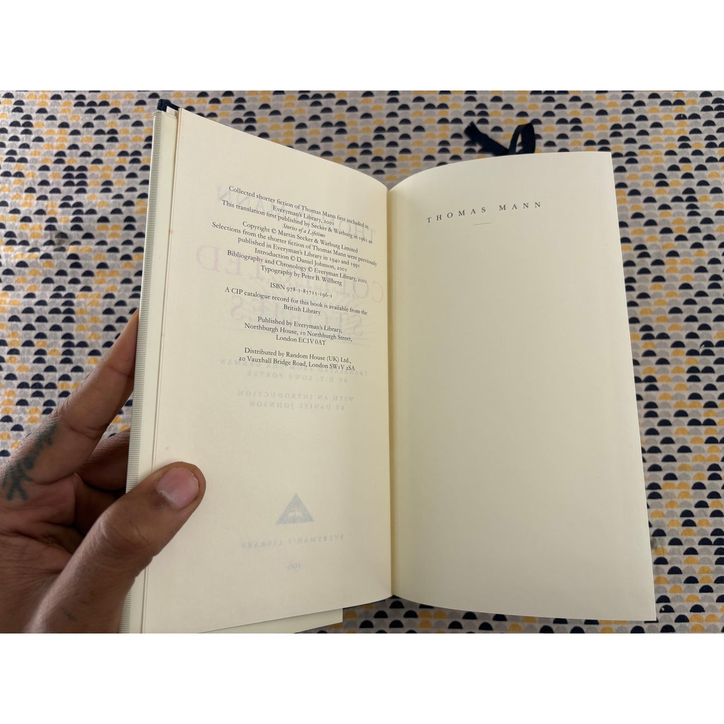 Collected Stories - Thomas Mann - Everyman's Library - Hardcover