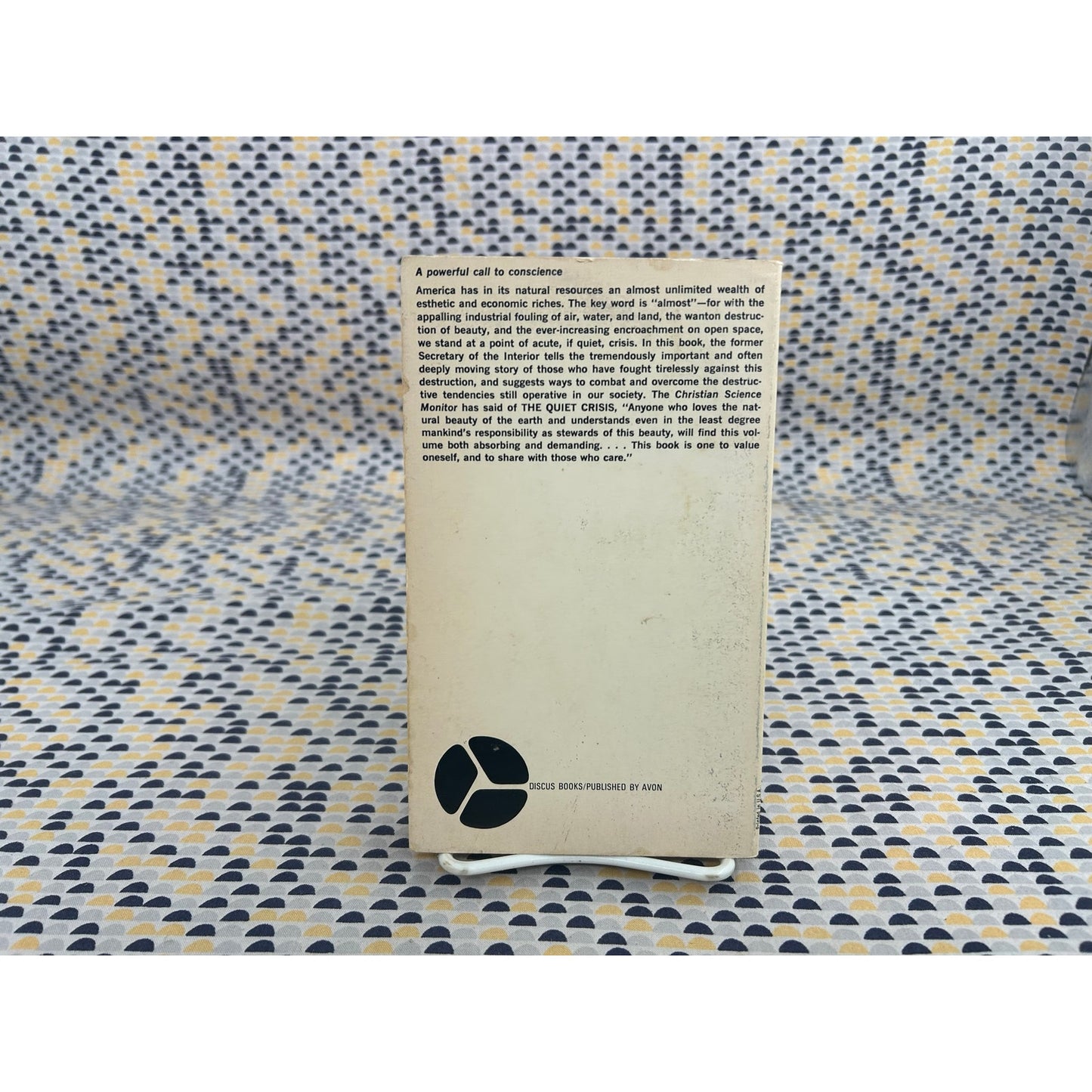 The Quiet Crisis - Stewart L. Udall - Vintage Paperback - Discus/Avon Edition