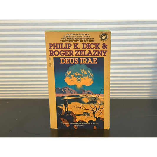 Deus Irae - Philip K. Dick & Roger Zelazny - Vintage Paperback Book - Dell Science Fiction Edition