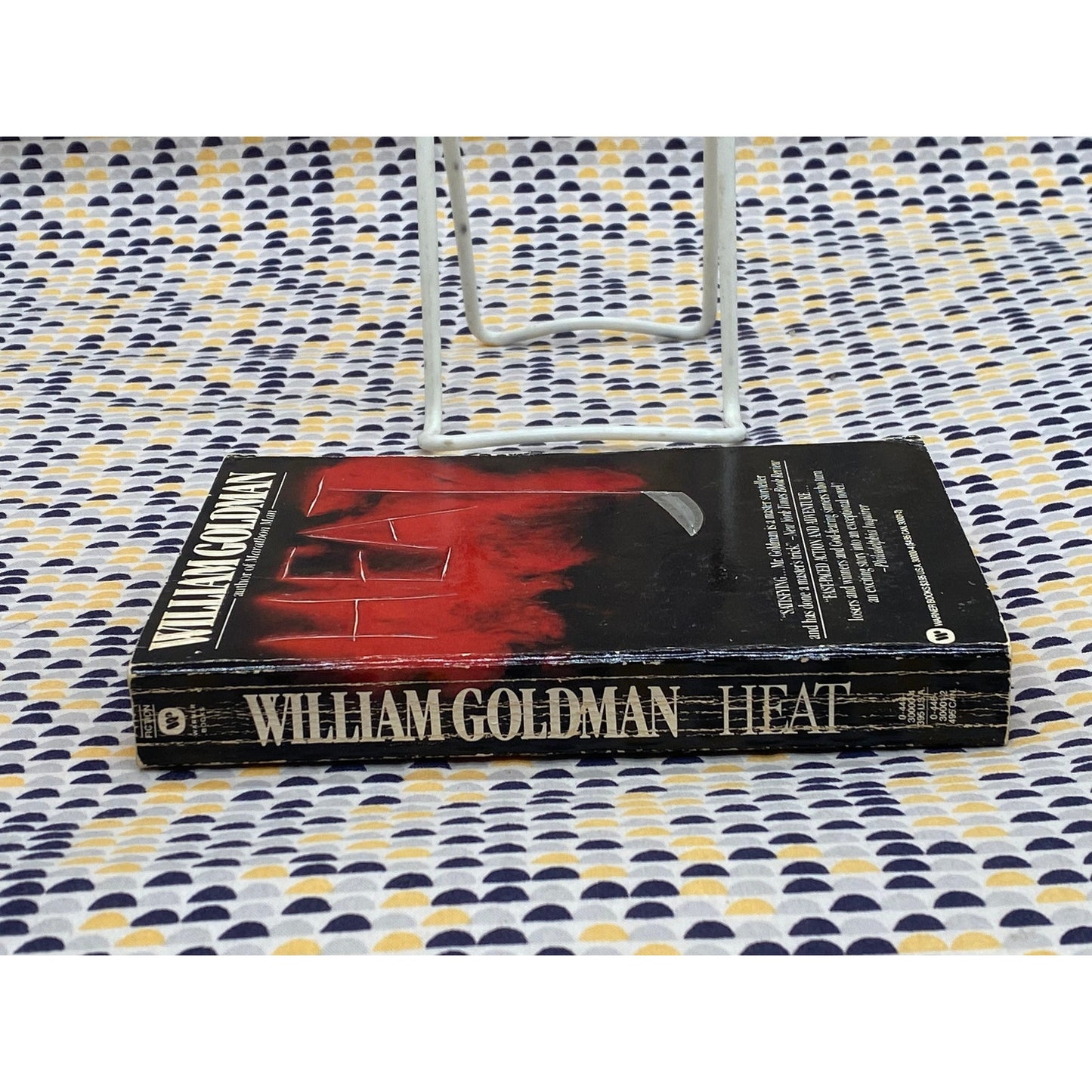 Heat - William Goldman - Vintage Paperback Book - Warner Books Edition