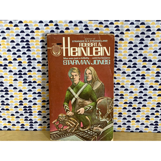 Starman Jones - Robert A. Heinlein - Vintage Paperback Book - Del Rey Edition