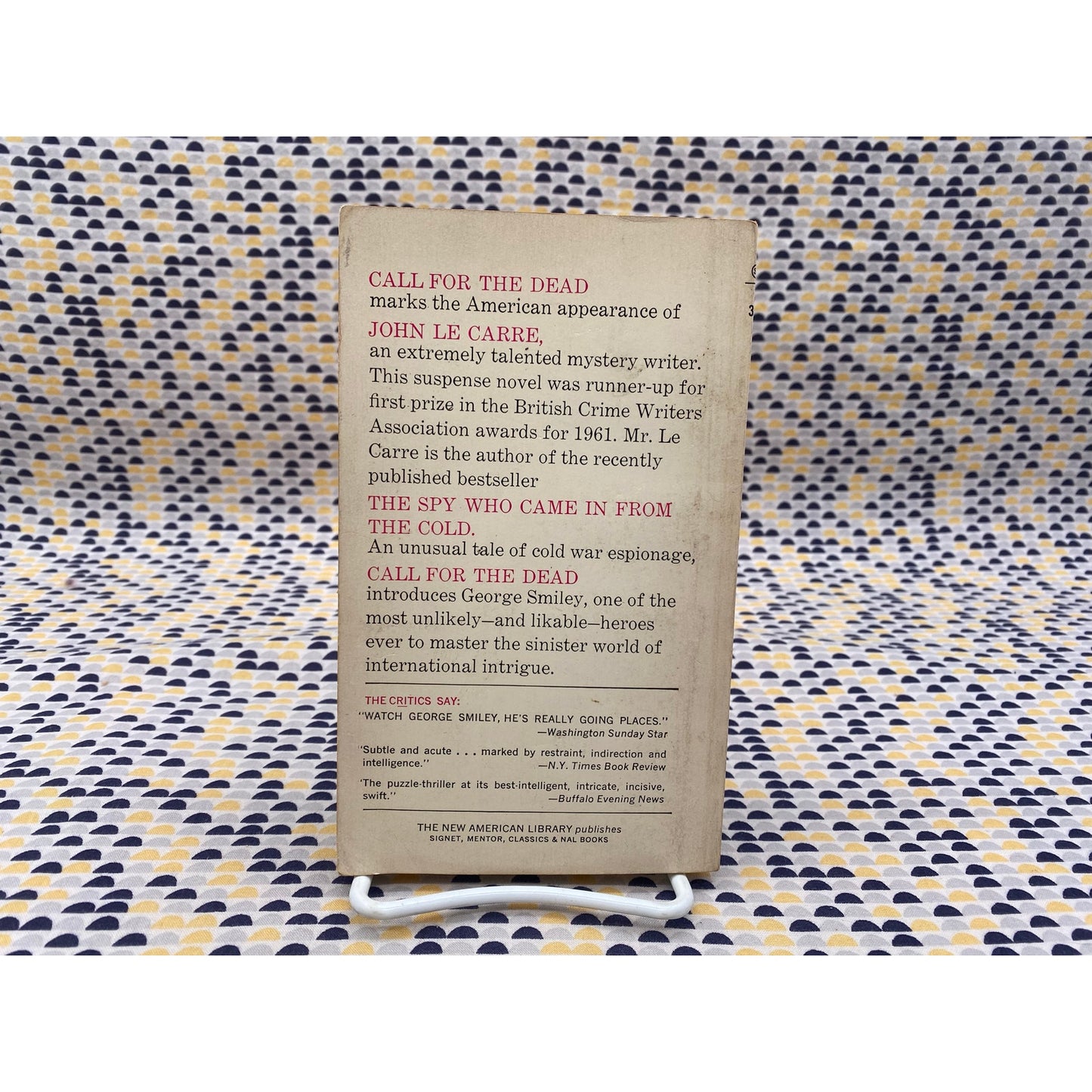 Call For The Dead - John le Carré - Vintage Paperback - Signet Edition