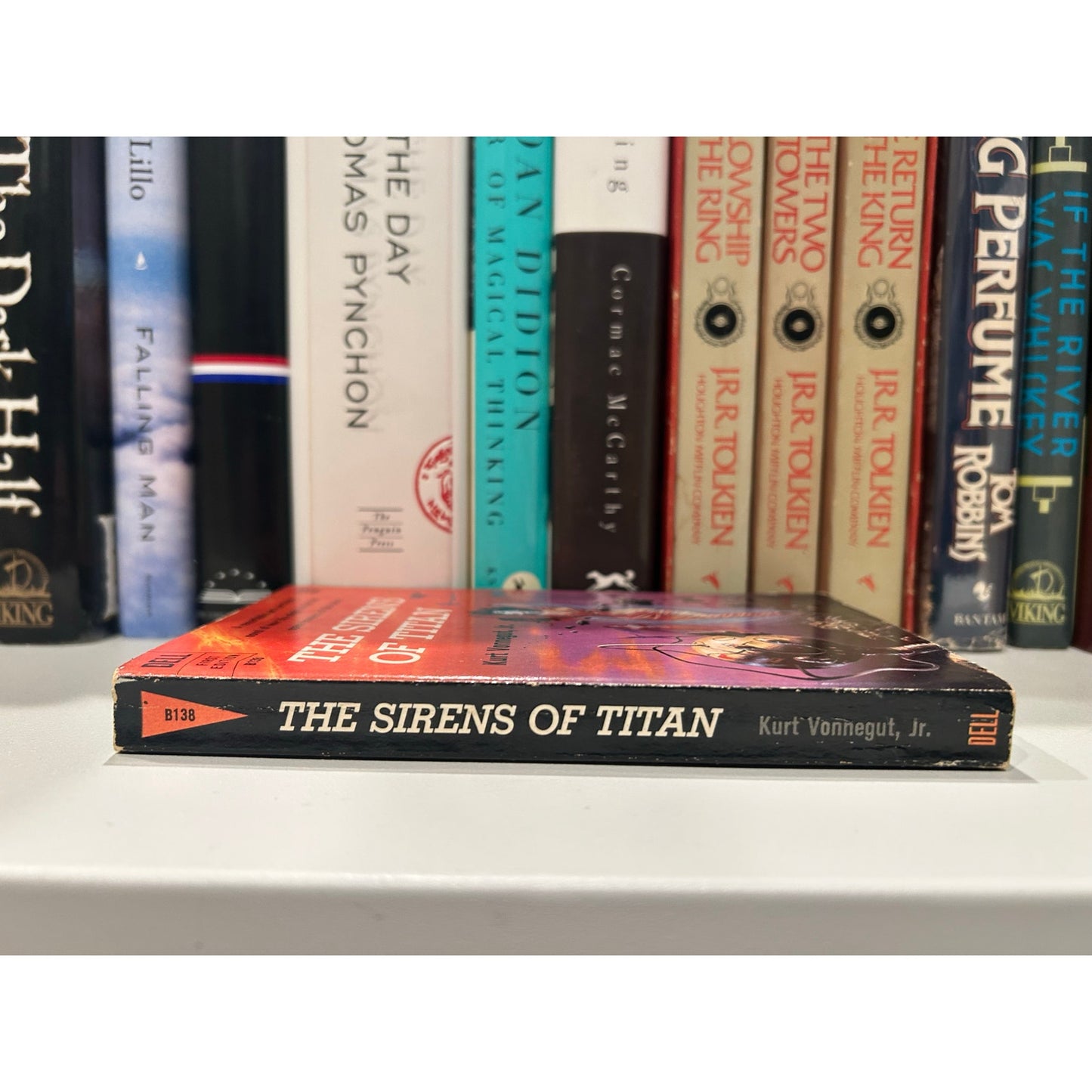 The Sirens of Titan - Kurt Vonnegut Jr. - Vintage Paperback Book - Dell 1st Edition - True First - 1959 - Richard Powers Art