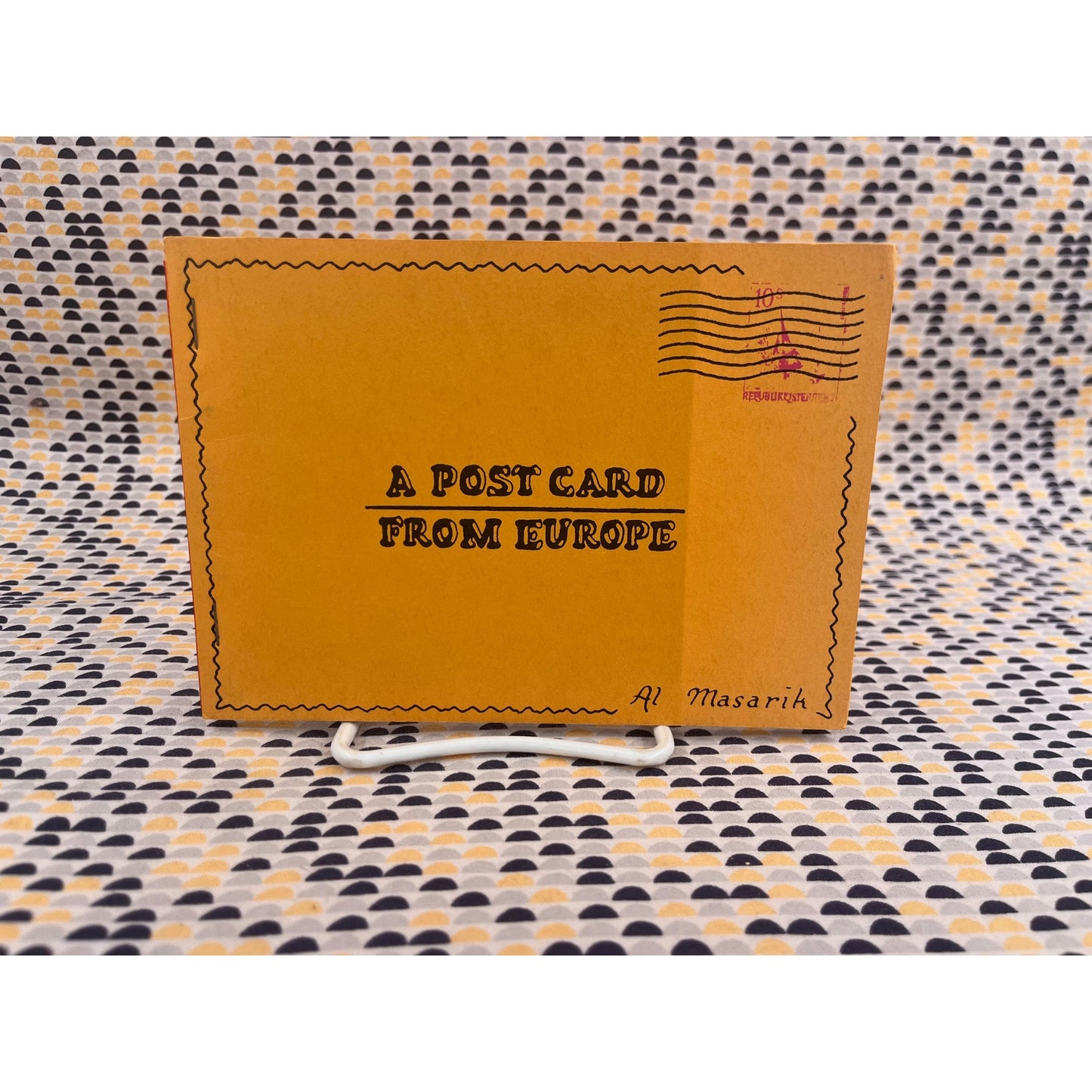 A Postcard From Europe - Al Masarik - Vagabond Press - Paperback