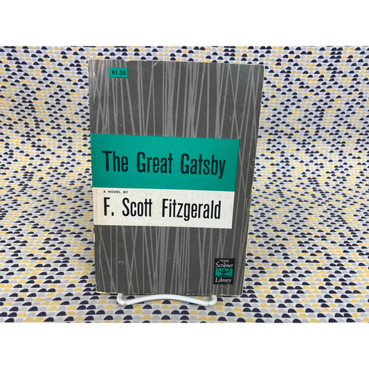 The Great Gatsby - F. Scott Fitzgerald - Vintage Paperback Book - Scribners Ed