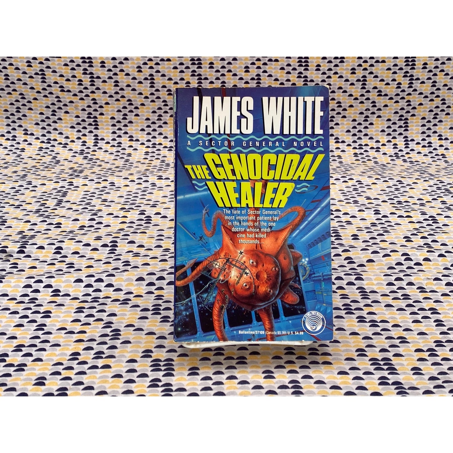 The Genocidal Healer - James White - Vintage Paperback Book - Dell Rey/Ballantine Edition