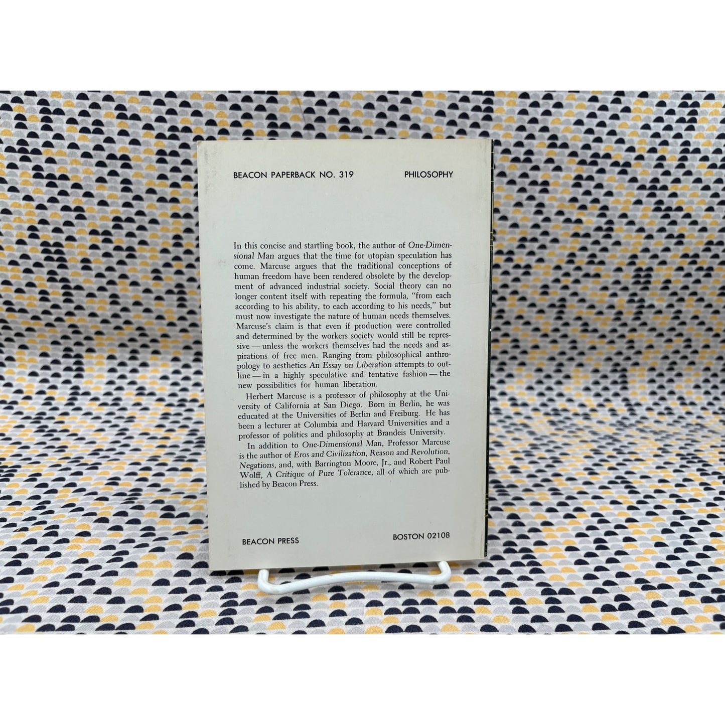 An Essay On Liberation - Herbert Marcuse - Beacon Press - Paperback