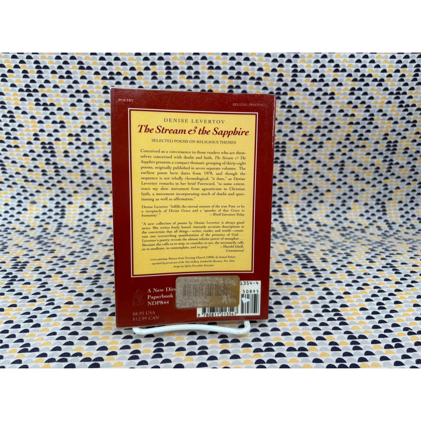 The Stream And The Sapphire - Denise Levertov - New Directions - Paperback