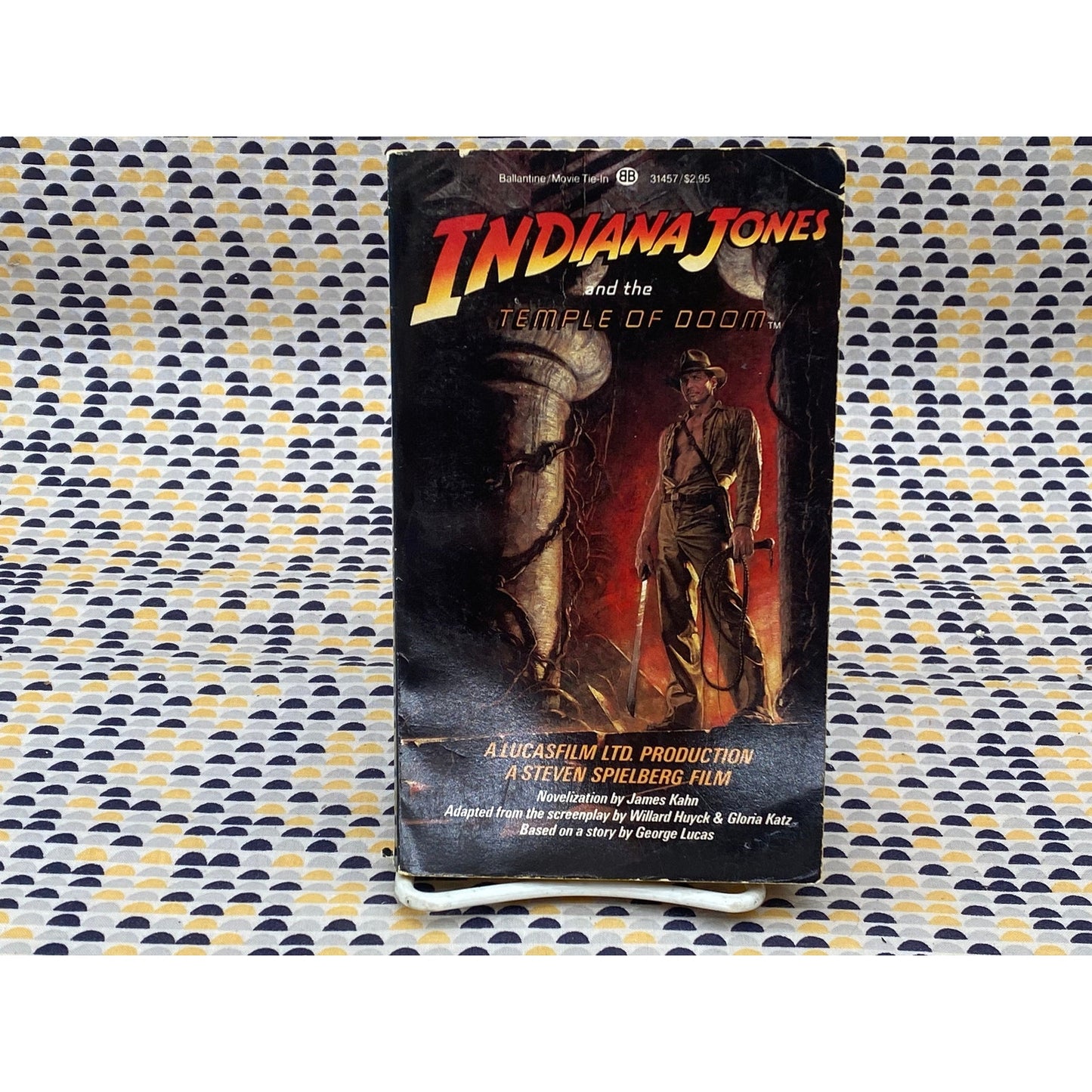 Temple of Doom - Indiana Jones - Movie Novelization - James Kahn - Vintage Paperback - Tie-In