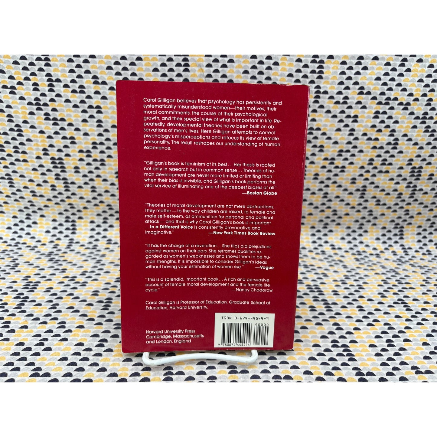 In A Different Voice - Carol Gilligan - Harvard - Paperback