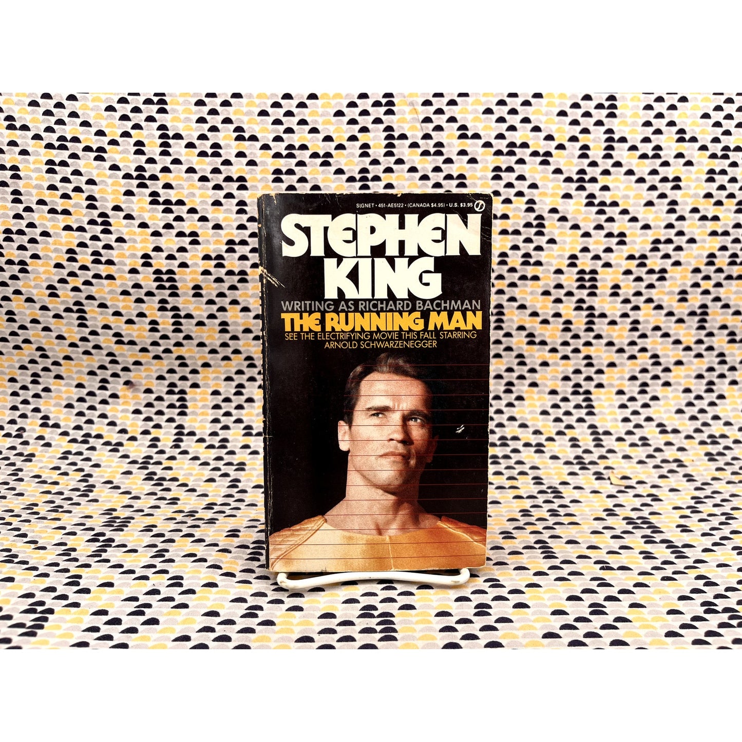 Running Man - Stephen King - Richard Bachman - Vintage Paperback Book - Signet Books