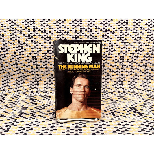 Running Man - Stephen King - Richard Bachman - Vintage Paperback Book - Signet Books