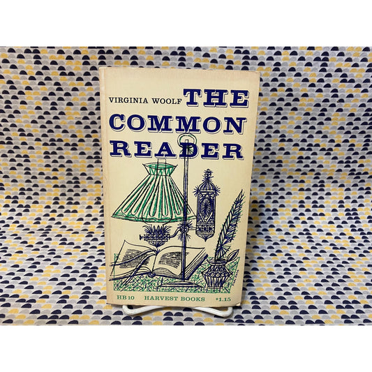 Virginia Woolf - The Common Reader - Vintage Paperback Book - Harvest Edition