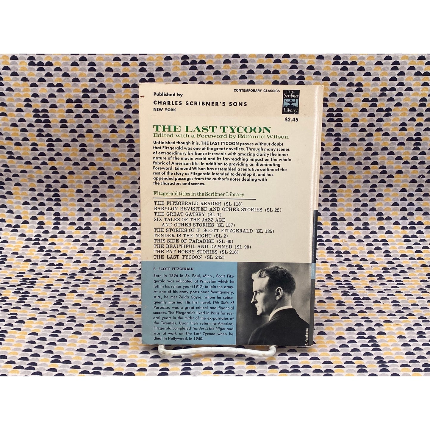 The Last Tycoon - F. Scott Fitzgerald - Vintage Paperback - Scribner Edition