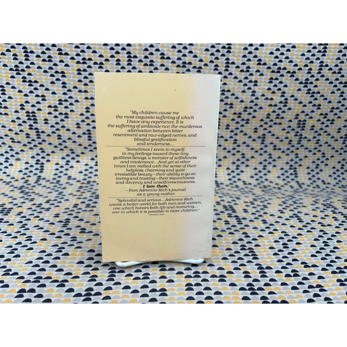 Of Woman Born - Adrienne Rich - Vintage Paperback Book - Bantam Edition