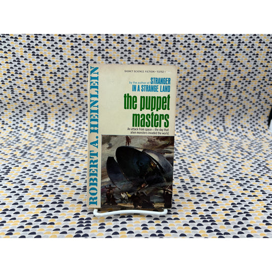 The Puppet Masters - Robert A. Heinlein - Vintage Paperback Book - 75 cent Signet Edition