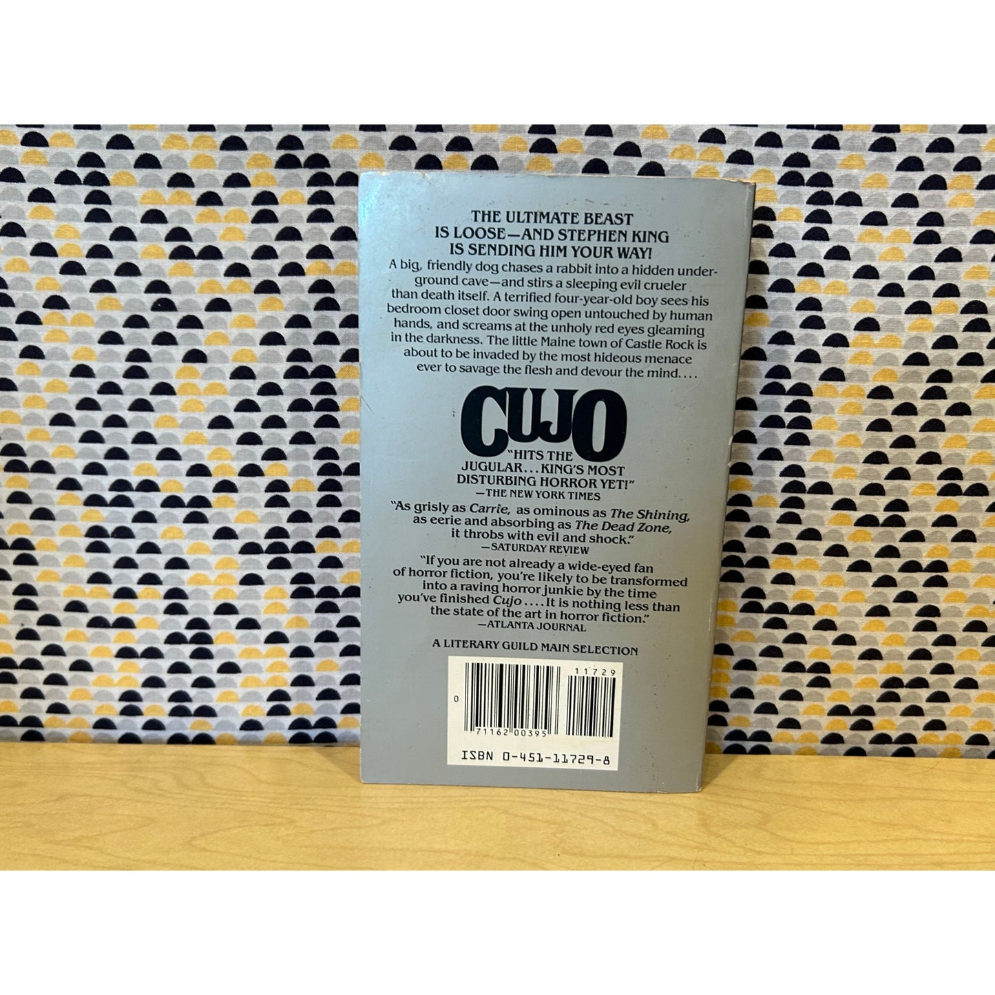 Cujo - Stephen King - Vintage Paperback Book - Signet Books