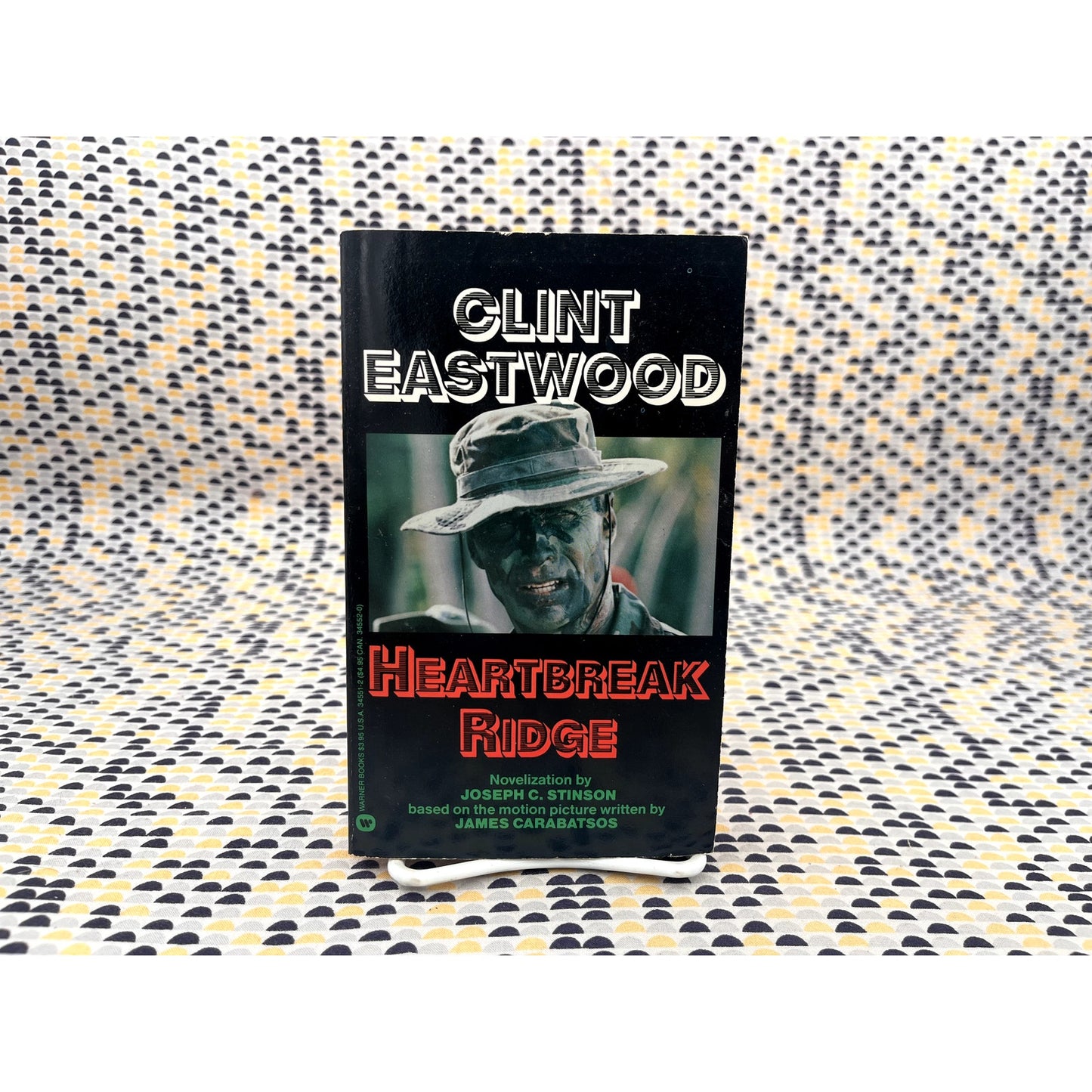 Clint Eastwood: Heartbreak Ridge - Joseph C. Stinson - Warner Books - Movie Novelization Movie Tie-In Edition