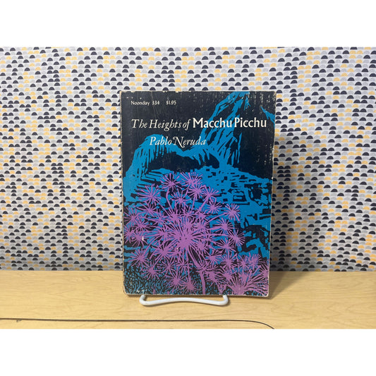 The Heights of Macchu Picchu - Pablo Neruda - Farrar, Straus & Giroux Books - Paperback