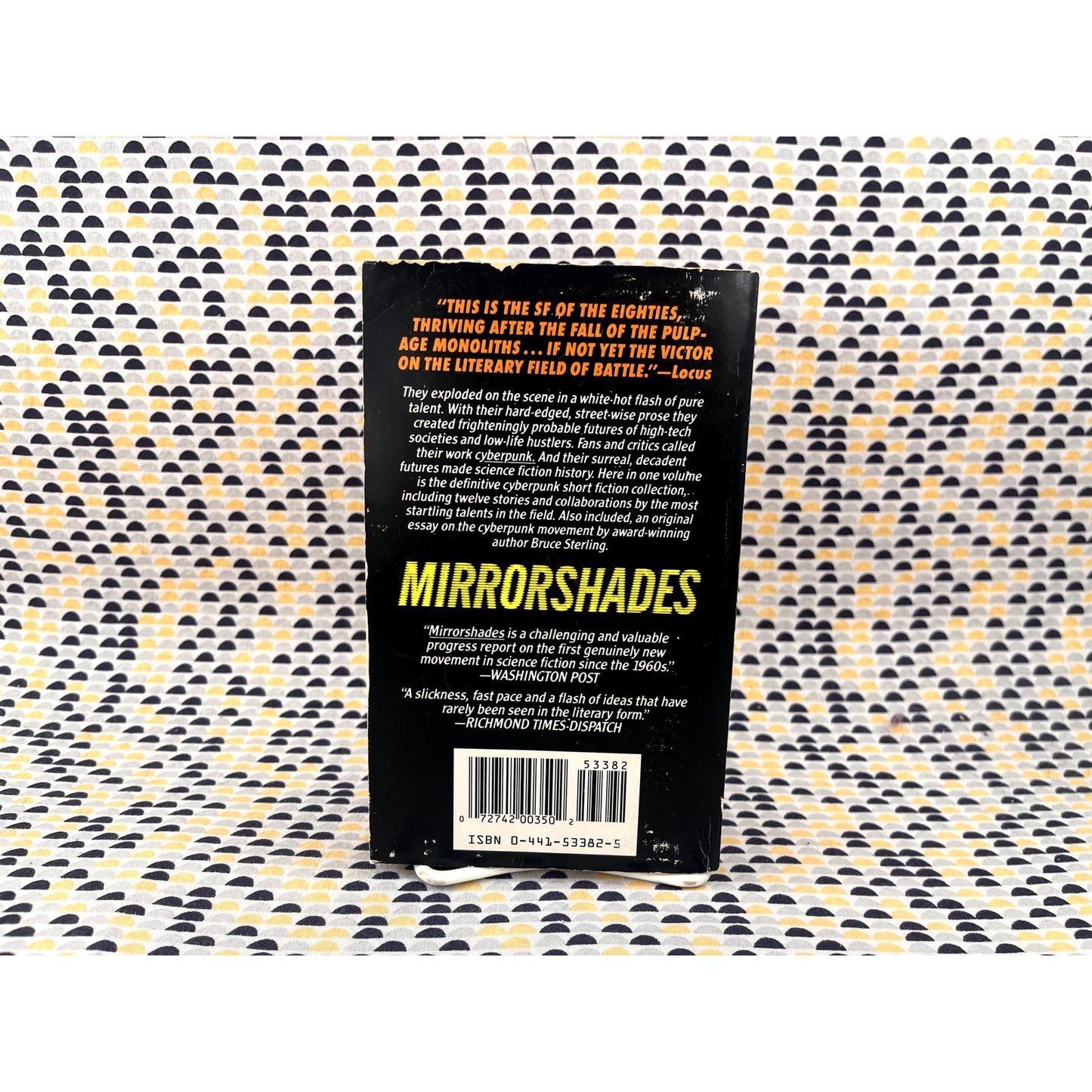 Mirrorshades - Cyberpunk Anthology - ed, Bruce Sterling - Paperback - Ace Science Fiction